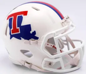 Riddell NCAA Louisiana Tech Bulldogs Helmet Mini SpeedHelmet Replica Mini Speed Style White, Team Colors, One Size