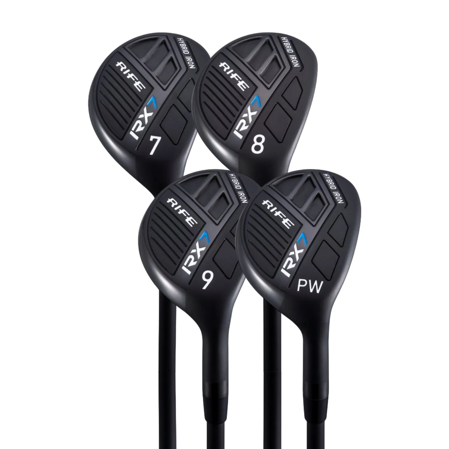 Senior Men Standard Length Rife RX7 Hybrid Iron Sets & Individual - Graphite Senior "A" Flex