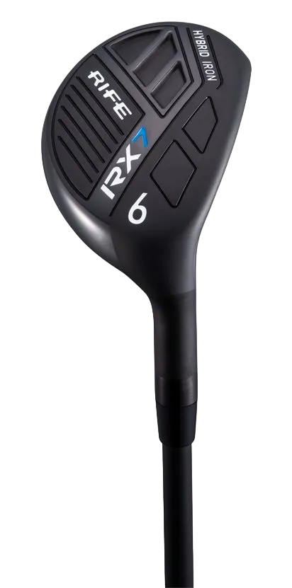 Senior Men Standard Length Rife RX7 Hybrid Iron Sets & Individual - Graphite Senior "A" Flex
