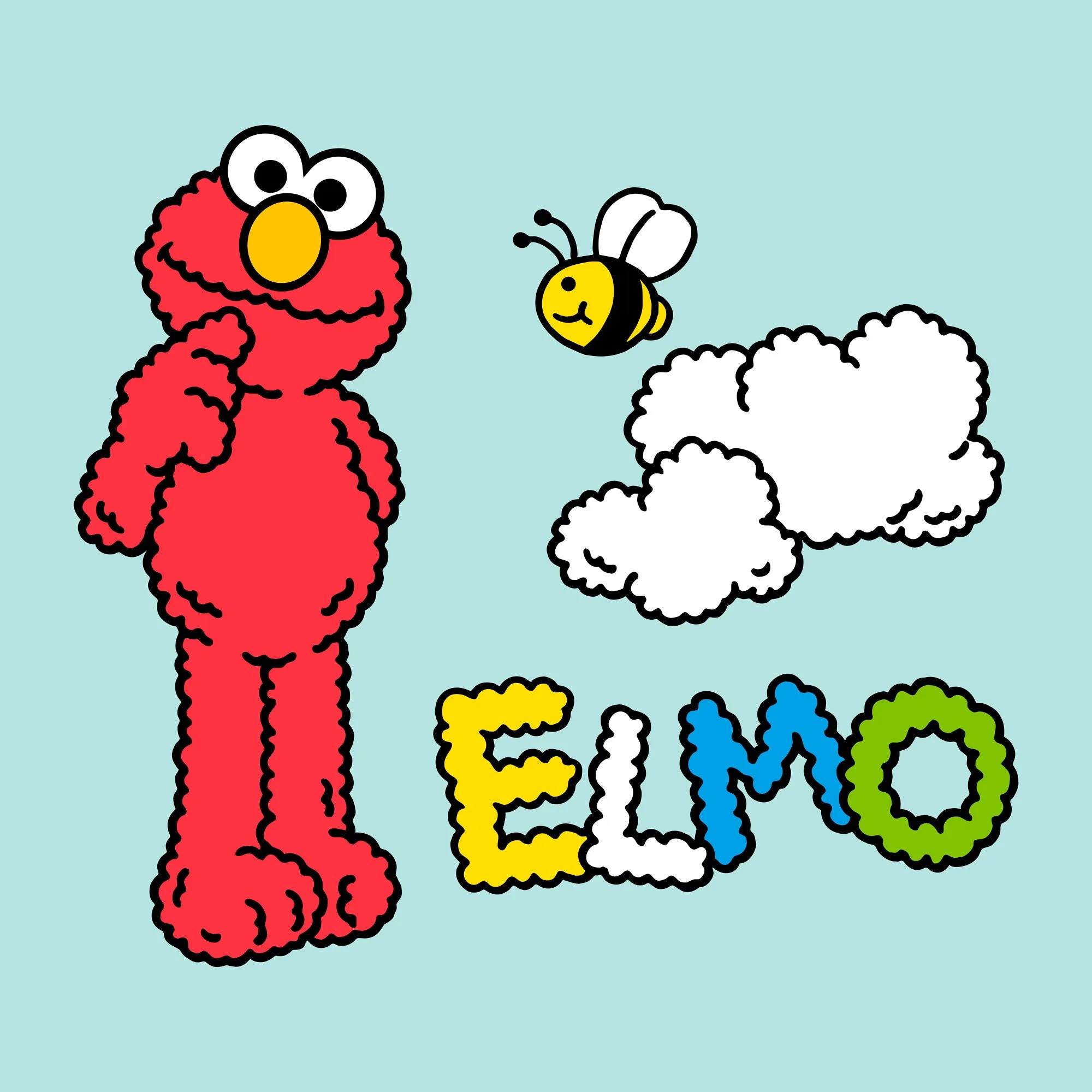 Sloucher Bean Bag Chair - Elmo Cloud