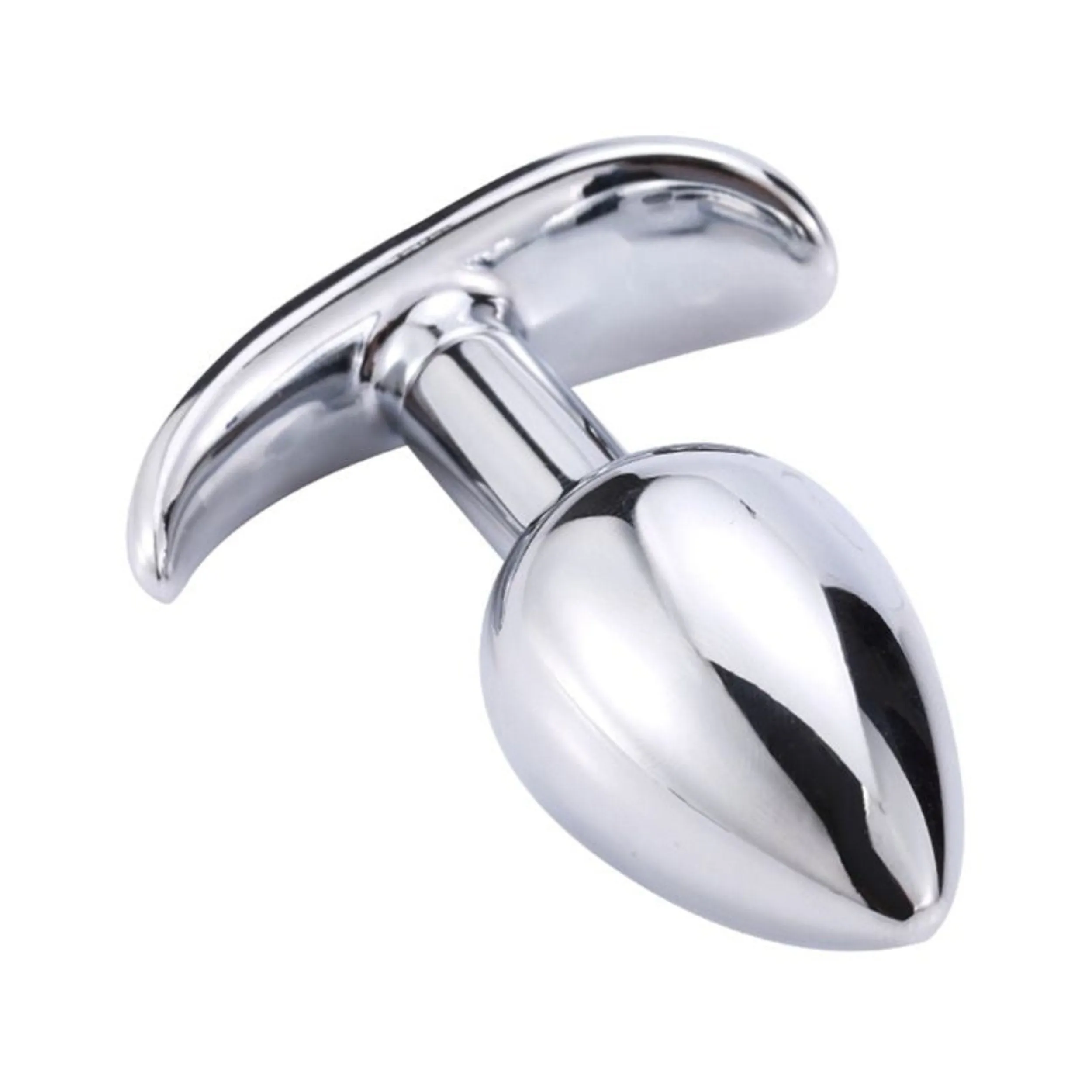 Tapered Metal Butt Plug with Jewel & Detachable Screw Plug - Available in 3 Sizes!
