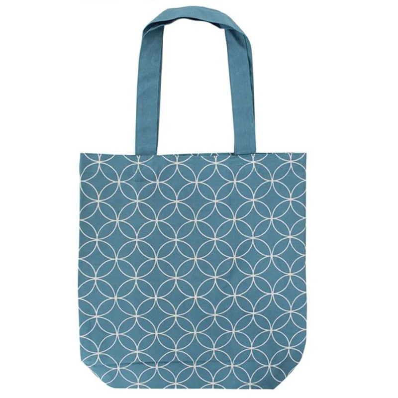 Tote Bag Shippo Blue Shibata