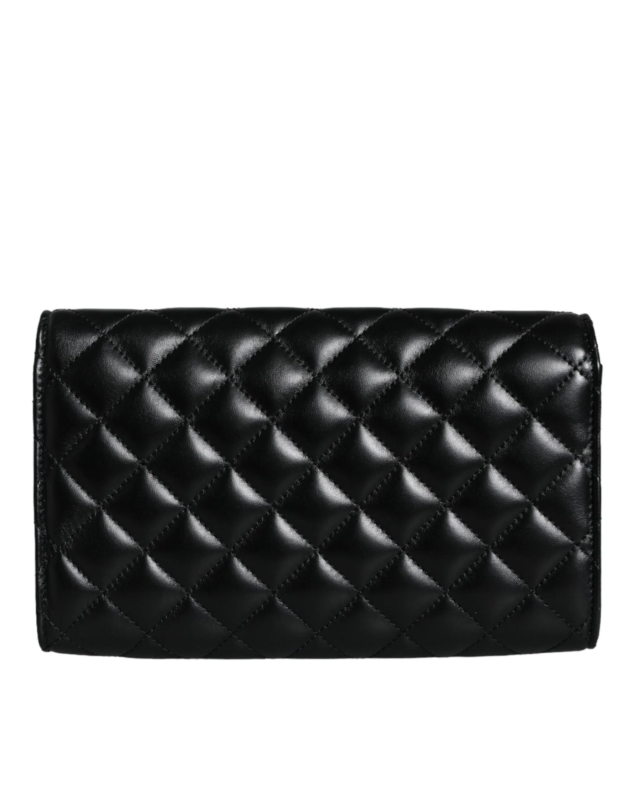 Versace La Medusa Quilted Leather Shoulder Bag