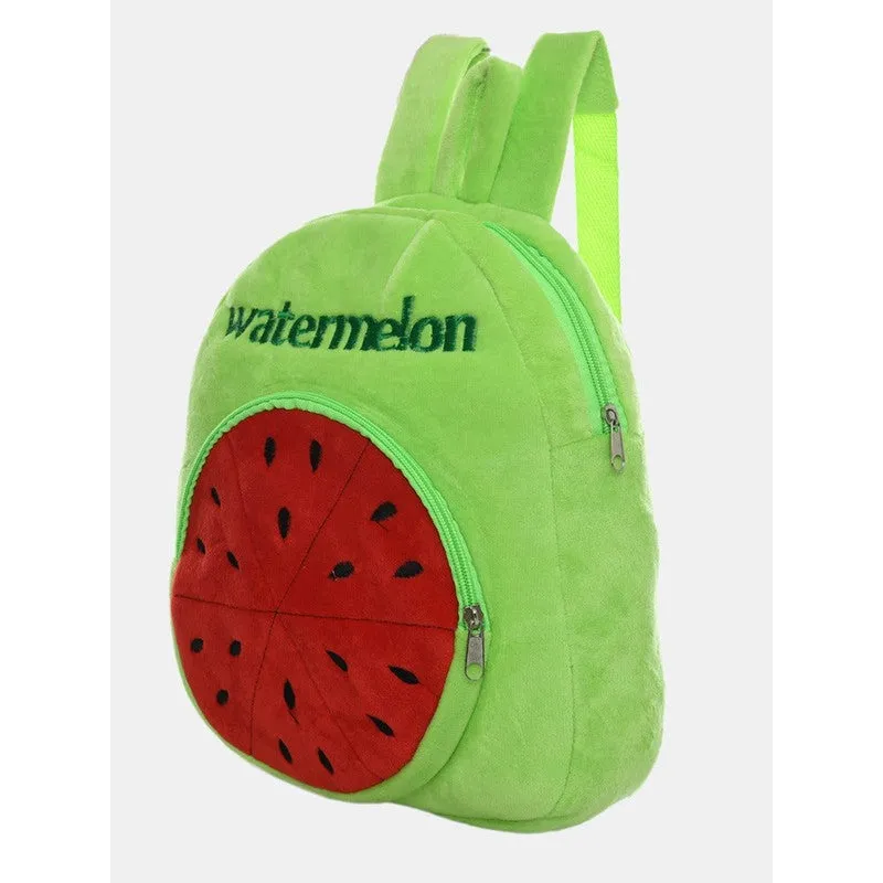 Watermelon Soft Backpack For Boys & Girls | Height - 12 Inch