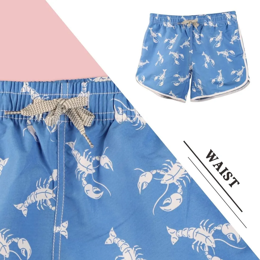 Womens Board Shorts Beach Quick Dry Fabric Swim Slim Trunks Ocean Travel Sports