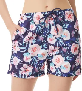 Womens Swim Trunks Print Shorts Women Beach Shorts  Quick-Dry Floral & Tropical Board Shorts with Pockets