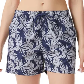 Womens Swim Trunks Print Shorts Women Beach Shorts  Quick-Dry Floral & Tropical Board Shorts with Pockets