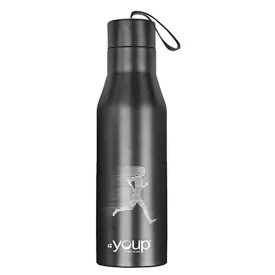 Youp Stainless Steel Black Color Sports Series Bottle Hyper - 750 Ml