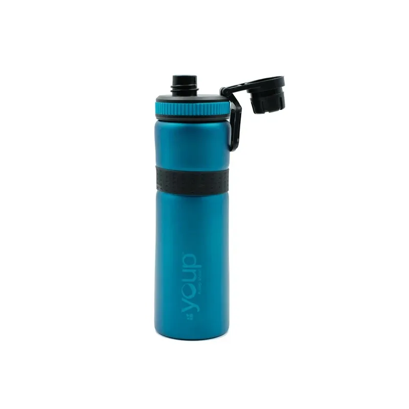 Youp Stainless Steel Blue Color Sports Series Sipper Bottle Fiesta - 750 ML