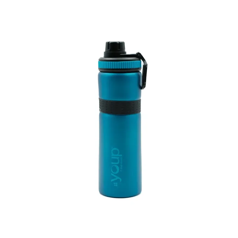 Youp Stainless Steel Blue Color Sports Series Sipper Bottle Fiesta - 750 ML
