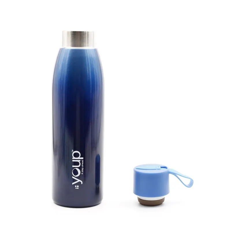 Youp Thermosteel Insulated Blue Color Water Bottle SHADE - 500 ml