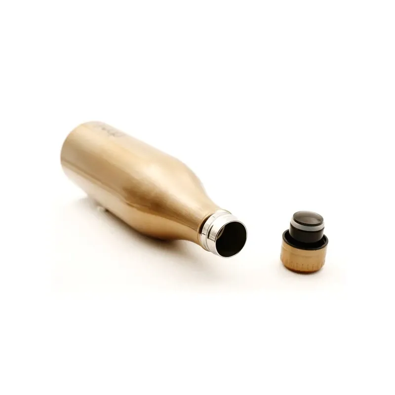 Youp Thermosteel Insulated Gold Color Water Bottle Splash1001 - 1 L