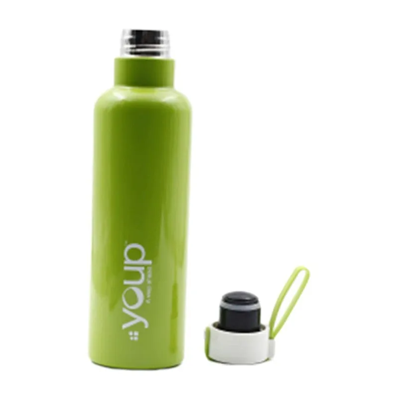 Youp Thermosteel Insulated Green Color Bottle TWINKLE501 - 500 ml