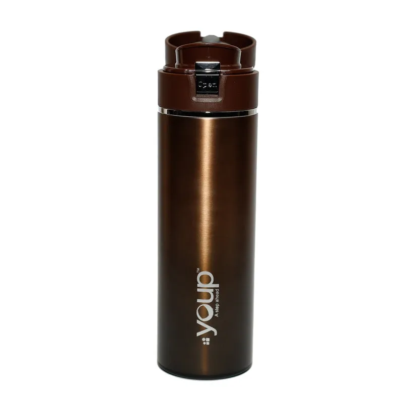 Youp Thermosteel Insulated Metallic Brown Color Bottle MIRACLE - 500 ml
