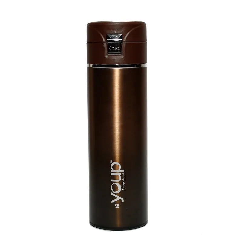 Youp Thermosteel Insulated Metallic Brown Color Bottle MIRACLE - 500 ml