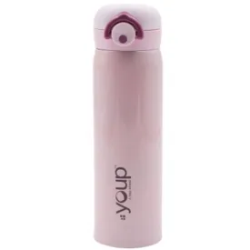 Youp Thermosteel insulated pink color water bottle LOL - 500 ml