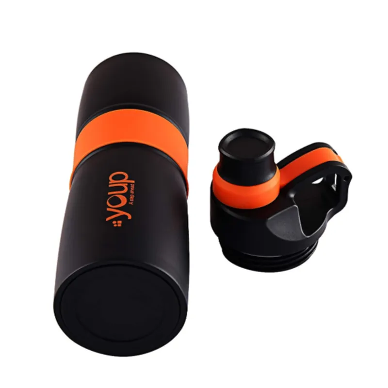Youp Thermosteel Insulated Red Color Water Bottle GRIPPY - 650 ml