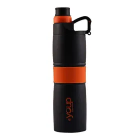 Youp Thermosteel Insulated Red Color Water Bottle GRIPPY - 650 ml