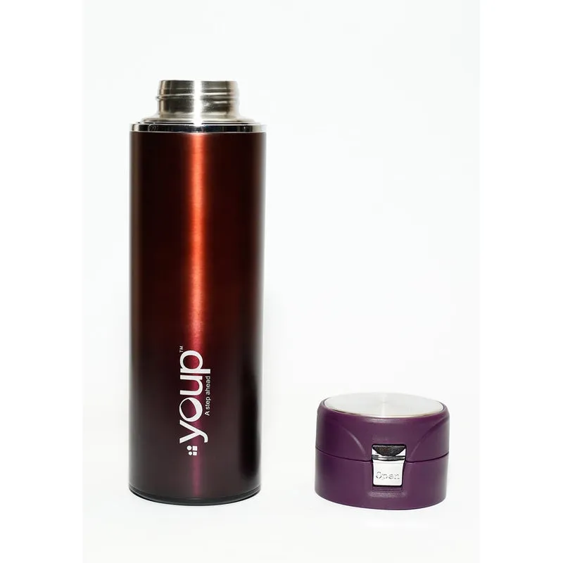 Youp Thermosteel Insulated Wine Color Bottle MIRACLE - 500 ml