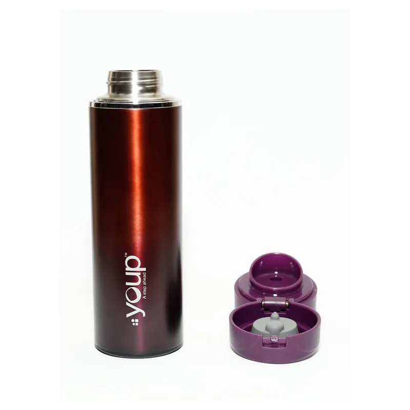 Youp Thermosteel Insulated Wine Color Bottle MIRACLE - 500 ml